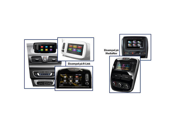 Navlinkz Ryggekameraadapter (CVBS) Renault/Dacia (2014->) m/R-Link/MediaNav 