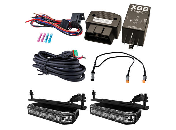 Ryggelyspakke 1 2x OZZ RL1, XBB og kabler 