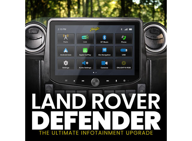 Stinger HORIZON10 iX210E-LR1 Land Rover Defender (2007-2016) 