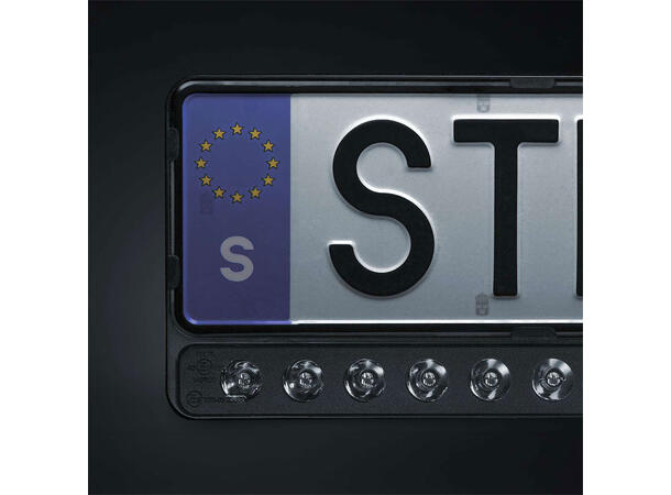Strands Nuuk E-Line Black ledbar 8100 Lumen, Integrert i skilbrakett 