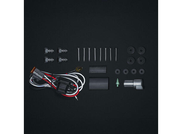 Strands Nuuk E-Line Black ledbar 8100 Lumen, Integrert i skilbrakett 