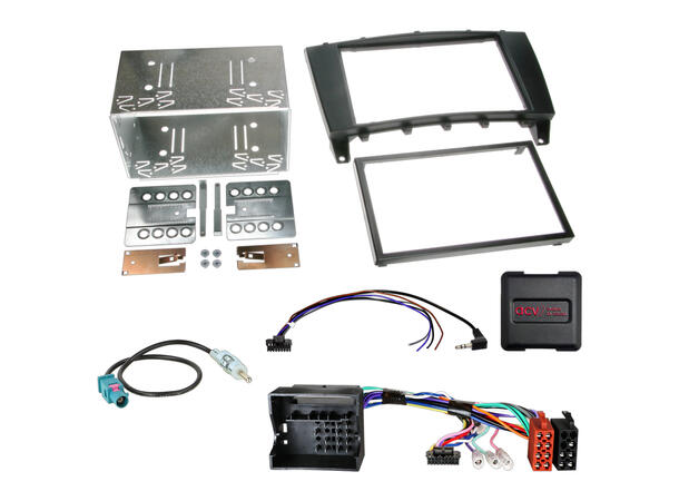 2-DIN monteringssett - komplett MB C/CLC/G-klasse (2004-2012) u/akt.sys. 