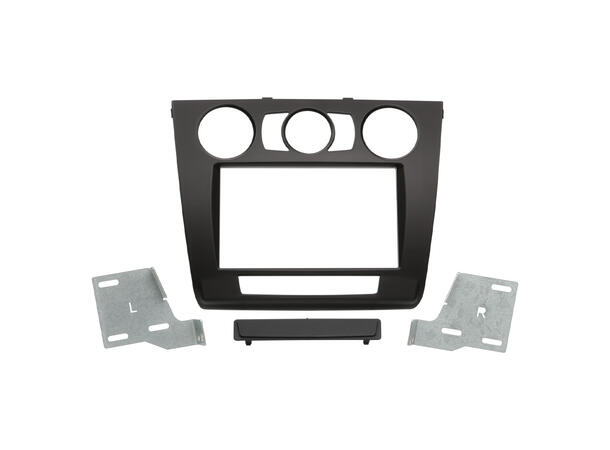 ACV 2-DIN monteringsramme - Manuell AC BMW 1-serie (2007-2011) u/iDrive 