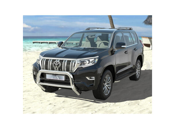 Antec EU Frontbøyle 76/51mm Krom Toyota Landcruiser 150 2018-2023 