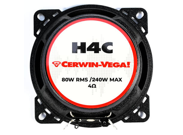 Cerwin Vega H4C komponentsett 4", 80W RMS, HED-serie, 2025 Edition 