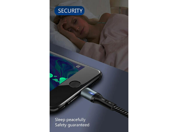 ConnectED Phone Kabel Type-A/Lightning 1 meter, USB Type-A til Lightning-kabel 