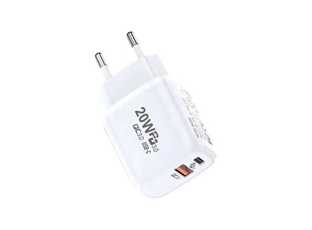 ConnectED Phone hjemmelader 48W, både USB og Type-C 