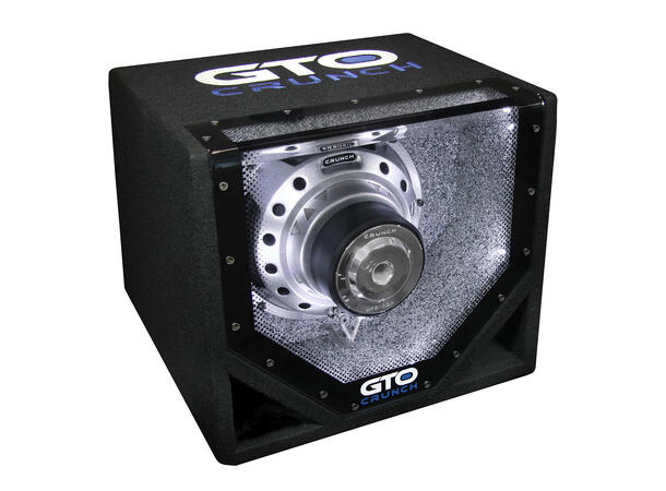 Crunch GTO10BP 10" Bandpass kasse 10" i kasse, 300W RMS, 4 Ohm 
