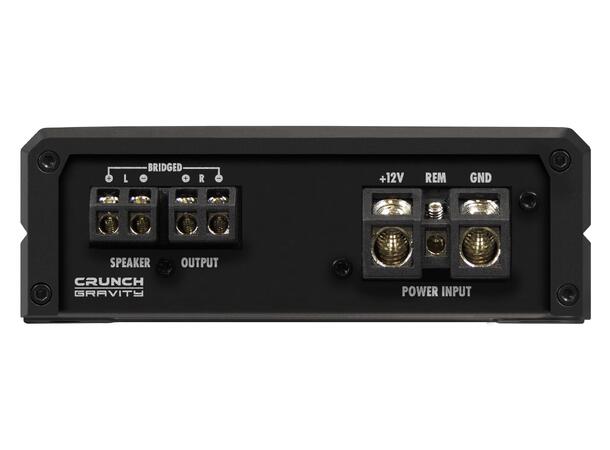 Crunch GTX800.2D 2-kanals forsterker 2x200W RMS i 2 Ohm. Klasse-D 