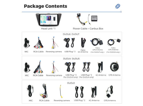 DUDU multimediaspiller med 10,1" skjerm VW Tiguan (2016-2020) 