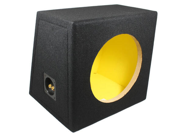 FOUR Audio basskasse for 10" element Lukket kasse, 18 liter, sort 