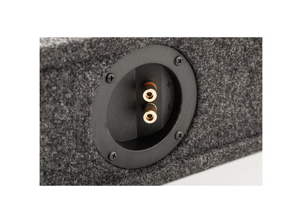 Gladen GS08-SLIM-VB portet basskasse 8" i kasse, 200W RMS, 4 Ohm 