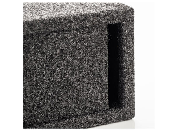 Gladen GS08-SLIM-VB portet basskasse 8" i kasse, 200W RMS, 4 Ohm 