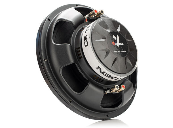 Gladen GS12-SLIM 12" Subwoofer Slim 12", 500W RMS, 2x2 Ohm 