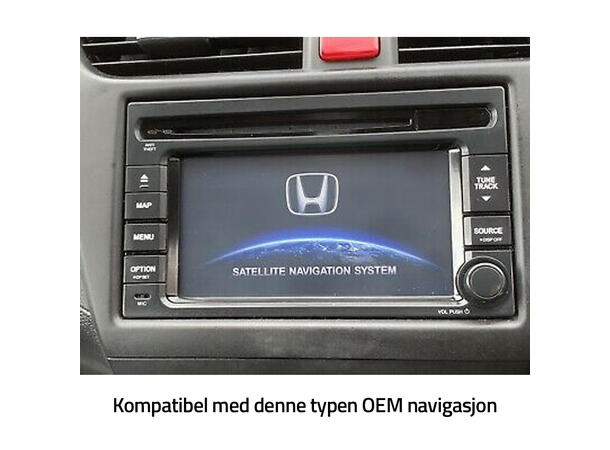 InCarTec Multifunksjonsadapter Honda (2012-2018) m/Navi m/aktivt system 