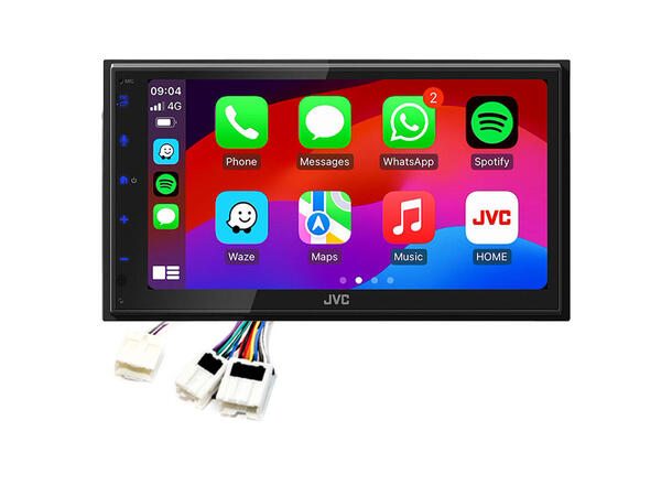 JVC KWM695DBW Bilradiopakke Patrol (2005-2010) u/Navigasjon 