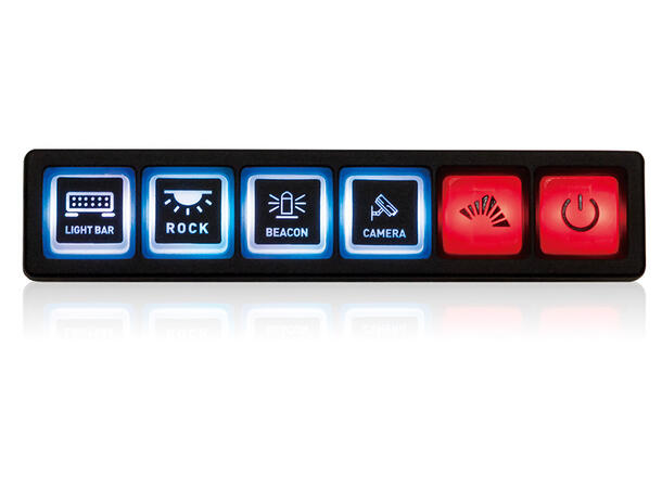 Optibeam Kontrollpanel 4-kanals kontrollpanel, 12/24V 