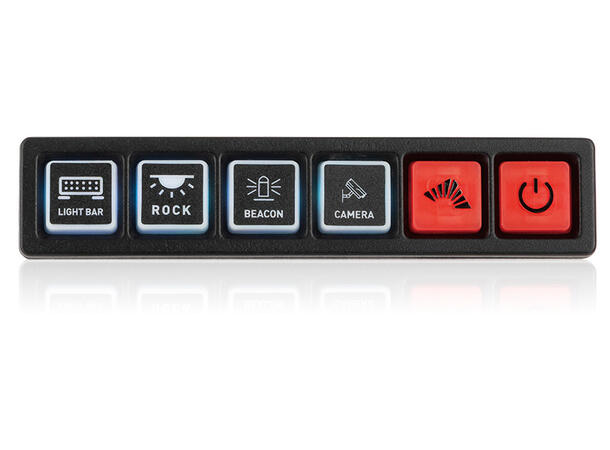 Optibeam Kontrollpanel 4-kanals kontrollpanel, 12/24V 