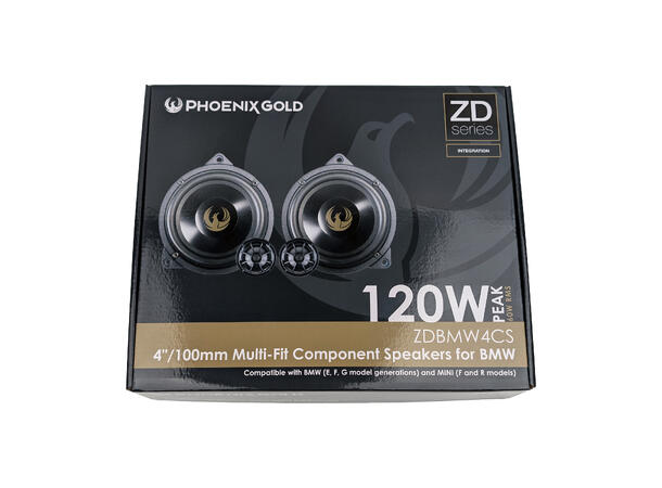 Phoenix Gold ZDBMW4CS Komponentsett Spesialtilpasset BMW/Mini 