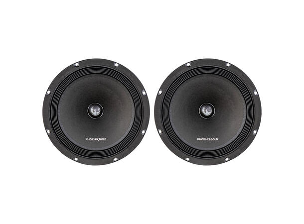 Phoenix Gold ZP8 8" SPL mellomtone 8", 200W RMS, 400W Maks, pris per par 