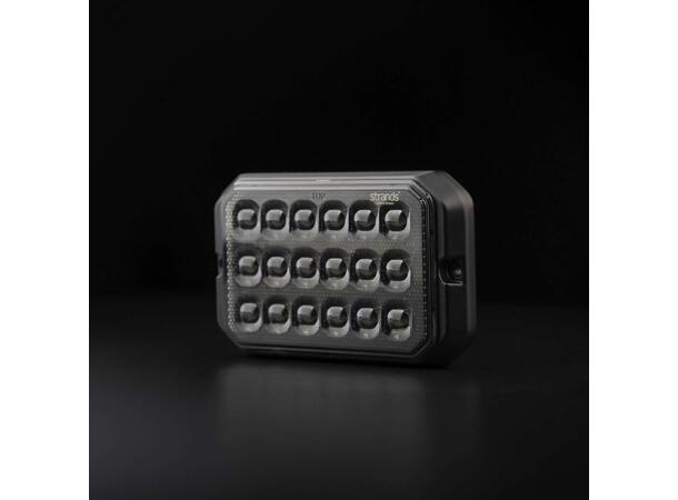 Strands Dark Knight Duo Varsellys 18 LED 18 LED, ECE R65, Mørkt glass 