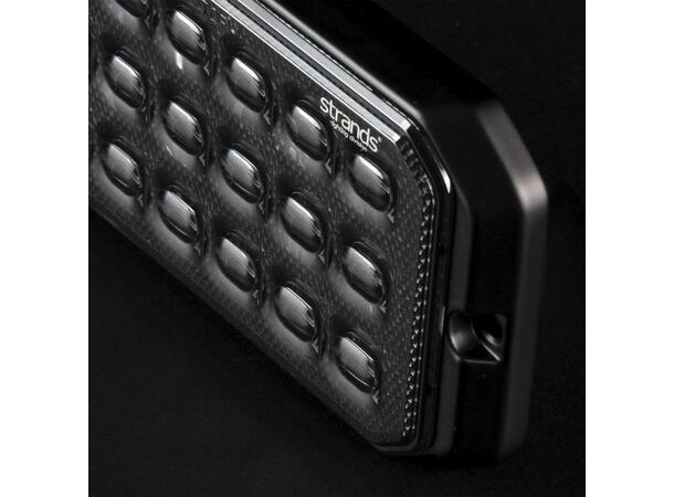 Strands Dark Knight Duo Varsellys 18 LED 18 LED, ECE R65, Mørkt glass 