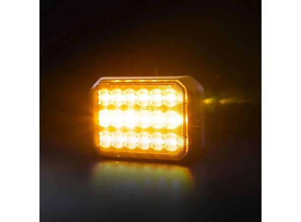 Strands Dark Knight Duo Varsellys 18 LED 18 LED, ECE R65, Mørkt glass 