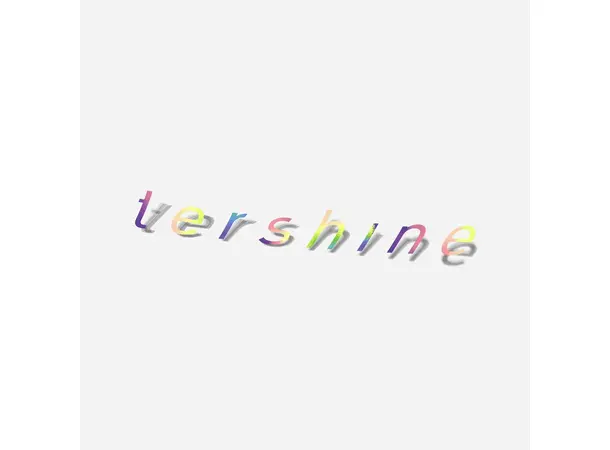 Tershine Utskåret dekal Tershine, Holografisk, 12cm 