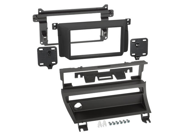 2-DIN monteringsramme - Hel knapperad BMW 3-serie (1998-2005) 