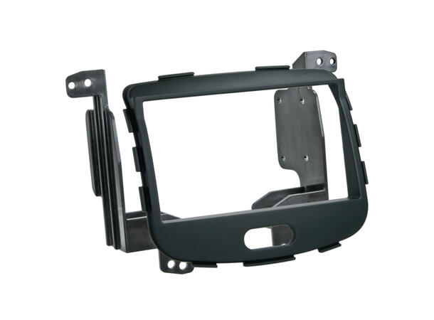 2-DIN monteringsramme - Sølv Hyundai i10 (2008-2013) 