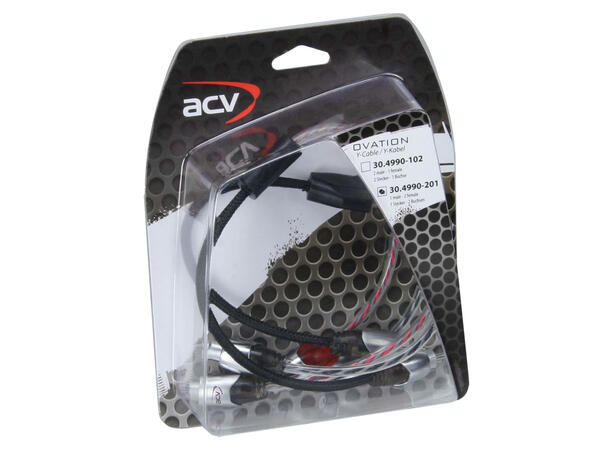 ACV Y-ledd OVATION High Line 2stk, 1 han -> 2 hun 