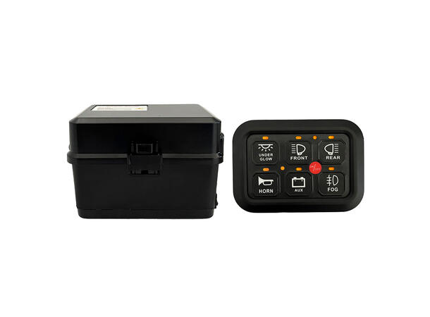 BriodTech Kontrollpanel 6-kanals kontrollpanel, 12/24V 