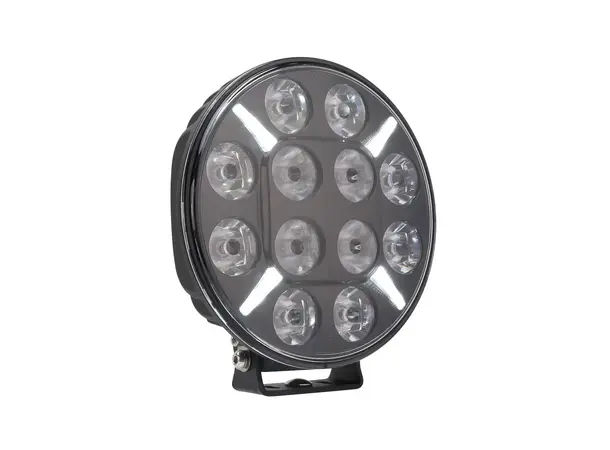 Briodlights 9" LED fjernlys 9", 10500 lumen, Posisjonslys 