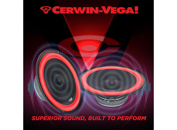 Cerwin Vega V80C komponentsett 8", 180W RMS,VEGA-serie, 2025 Edition 