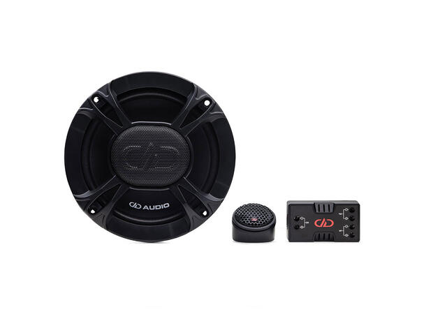 DD Audio E-C6.5b komponentsett 6,5", 75W RMS, 125W Maks, E-serien 