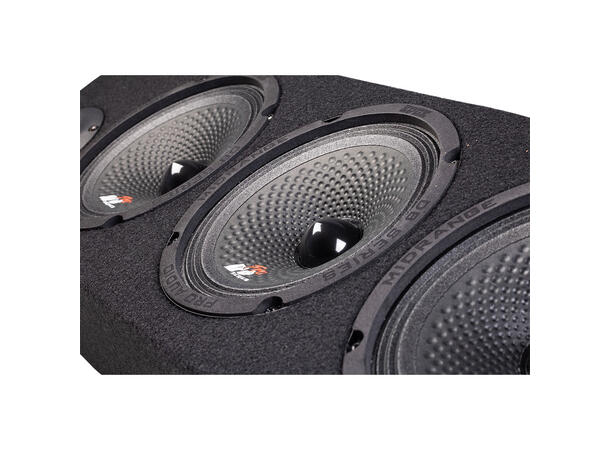 Edge DB-serien Probox 6,5" Kasse med høyttalere og horn 