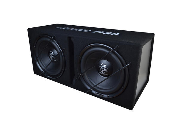 Ground Zero GZIB 2.30BR basskasse 2x12" i kasse, 700W RMS, 2x2 Ohm, 2026 
