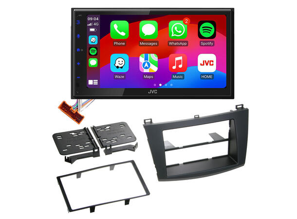 JVC KWM695DBW Bilradiopakke Mazda 3 (2009-2013) 