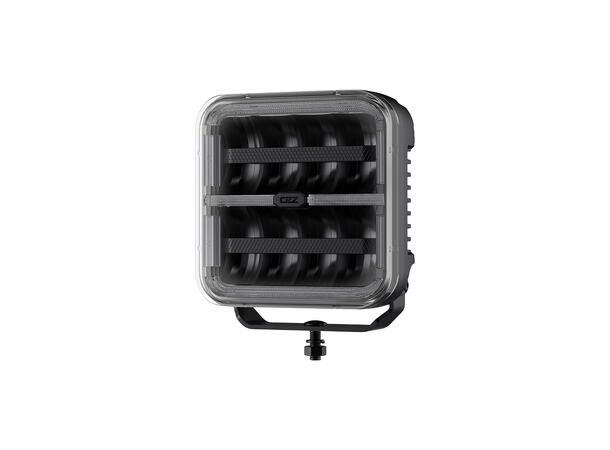 OZZ SQR 7" LED fjernlys, Sort 7", 8000 Lumen, pos.lys, varsellys 