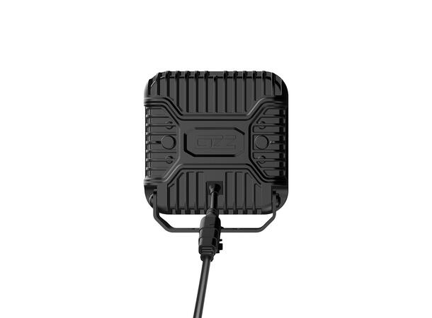 OZZ SQR 7" LED fjernlys, Sort 7", 8000 Lumen, pos.lys, varsellys 