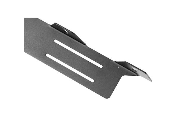 Skiltbrakett Rustfri Til fire lamper. Sortlakkert. 