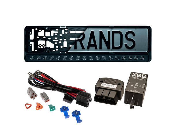 Strands Nuuk E-Line Black lyspakke Nuuk E-Line, XBB, Reléholder 