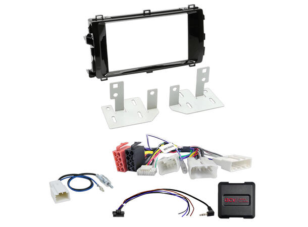 2-DIN monteringssett - komplett Toyota Auris (2013-2015) u/JBL system 