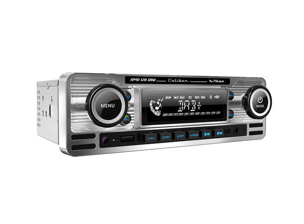 Caliber RMD120DAB retroradio DAB+, BT, krom, shortbody 