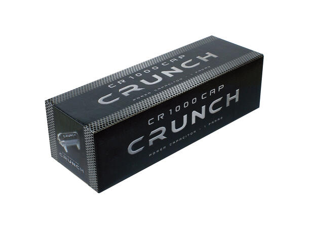 Crunch CR1000CAP 1 Farad kondensator 1 Farad kondensator med voltmeter 