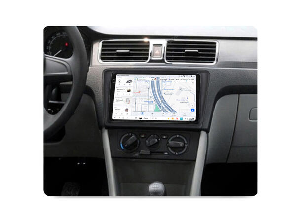 DUDU multimediaspiller med 9,5" skjerm Skoda Rapid Spaceback (2016-2019) 