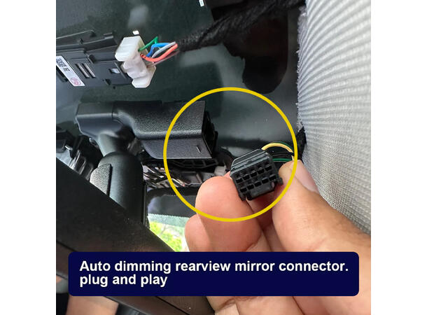 FITCAMX Integrert 4K Dashcam (foran+bak) Hyundai Tucson (2021-2024) 