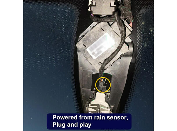 FITCAMX Integrert 4K Dashcam (foran+bak Ford Kuga (2013-2018) 