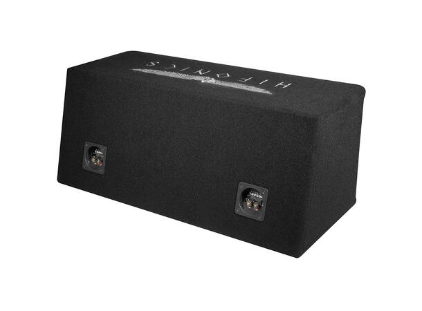 Hifonics TD250R basskasse 2x10", 300W RMS, 600W Maks, 2x4 Ohm 
