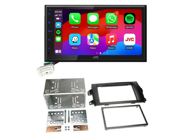 JVC KWM695DBW Bilradiopakke Suzuki SX4 (2006-2013) 